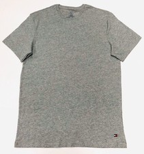 Tommy Hilfiger Men's Essential Cotton T-Shirt In Grey Heather