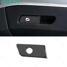 For Audi A4 A5 S4 S5 17-24 Black Steels Co-Pilot Storage Box Handle Panel Trim