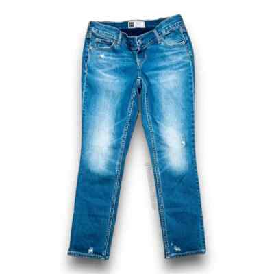 cigarette jeans gap GLIN - Skinny Fit - medium indigo/blue denim High Rise Jeans Maternity True Waistband Full Panel