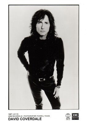 David Coverdale - Promo Photo 1997 - Whitesnake - Restless Heart - Deep Purple 