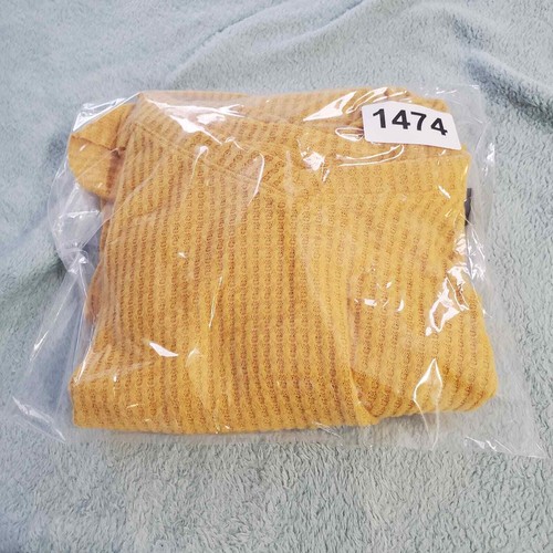 Art Class Sweater Womens XL Yellow Knit V neck Pullover - Picture 6 of 6