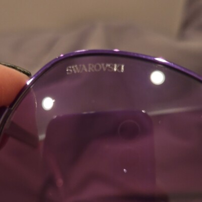 Swarovski Pastel Gradient round metal Sunglasses brand new in case Swarovski Pastel Gradient round metal Sunglasses brand new  main image 4