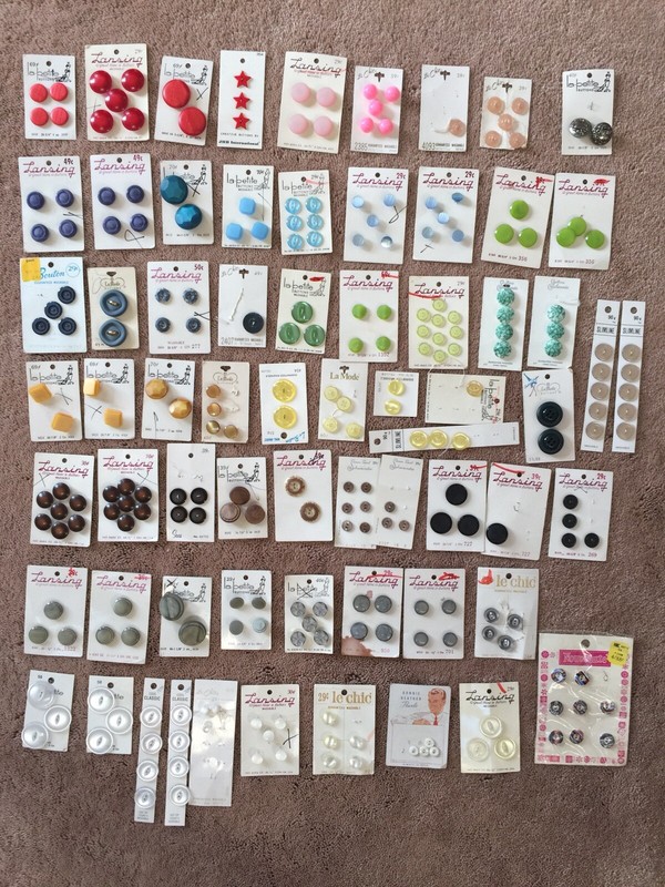 Vintage Huge Button Lot