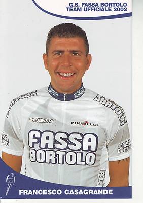 Carte Cycliste 2003 – Juan Jose De Los Angeles Segui – Équipe Fassa Bortolo