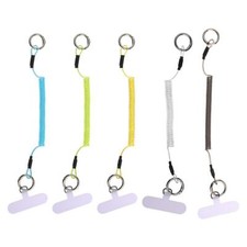 Phone Lanyard Tether Retractable with Carabiner for Hiking Cycling Skiing
