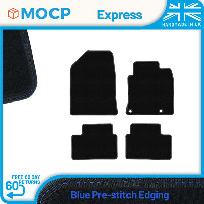 Express with Blue Pre-Stitch Trim Car Mats to fit Kia XCeed Not PHEV 2019-pre...