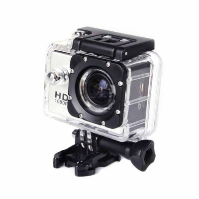 1080p HD 30M wasserdichte Actionkamera silber mit gratis 32GB SD-Karte im Wert von 19,99£