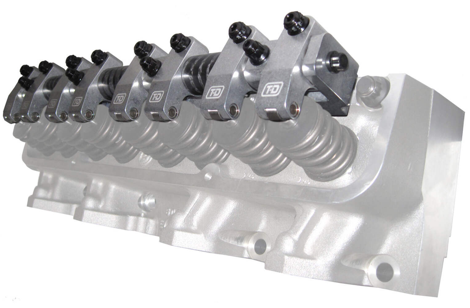 Fits BBF FE Shaft Rocker Arm Kit w/Edelbrock Heads by T And D Machine 7022