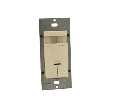 LEVITON ODS0DIDI DESIGNER DUAL RELAY OCCUPANCY SENSOR WALL SWITCH IVORY