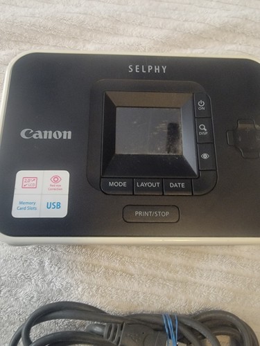 Canon Selphy CP740 CA-CP200 Compact 4X6 Postcard Photo Printer TESTED, no cord - Picture 9 of 10