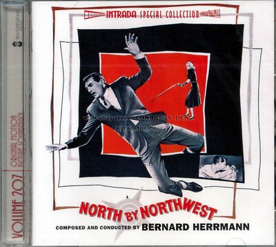 Bernard Herrmann ''NORTH BY NORTHWEST'' score Intrada Ltd CD sold out SEALED