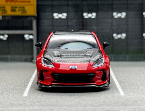 ZD CM 1:64 JDM Red BRZ Varis Arising Racing Sports Model Diecast Metal Car BN - Picture 6 of 9