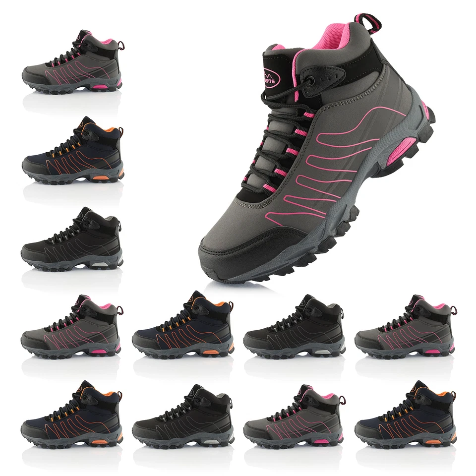 Neu Herren Damen Outdoor Boots Wanderschuhe Trekking Stiefel 2144 Schuhe 36-49 - Bild 1 von 1