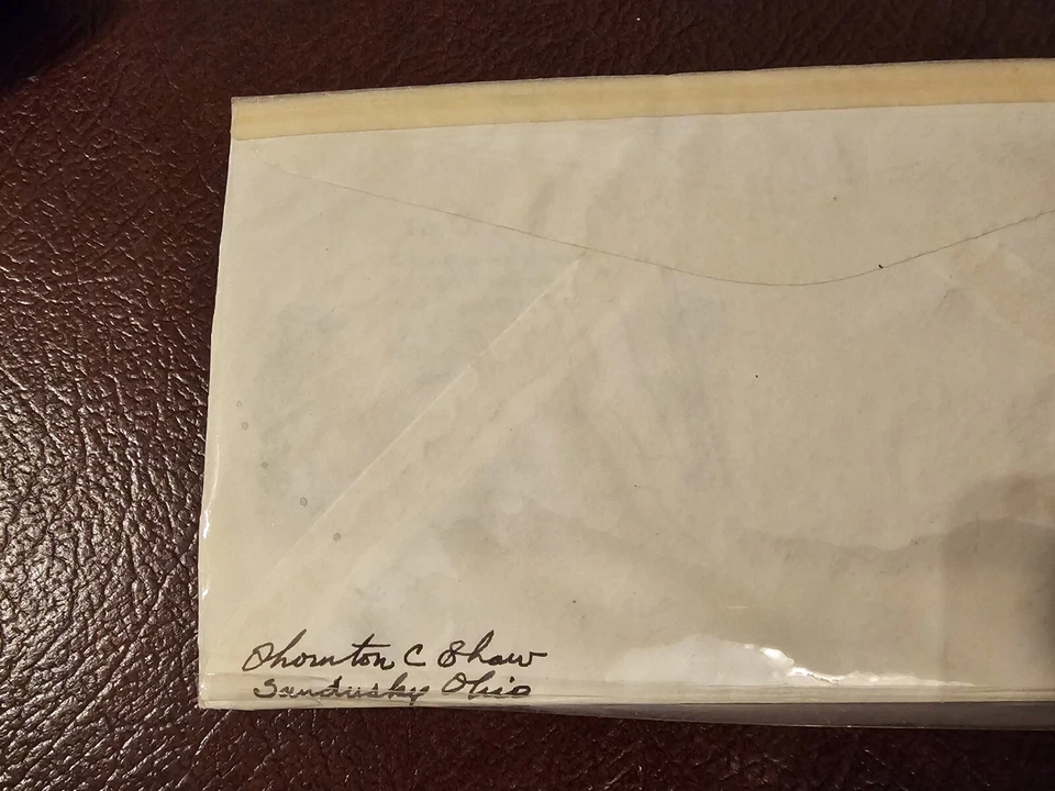 Thornton Shaw Hand Painted FDC SC # 1009  CARE FOR KOREA 1952 - Image 4 of 4