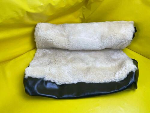 New Real Leather Universal Sheepskin Seat Cover Oldtimer Youngtimer Cushion Fur - Picture 1 of 5