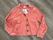 Nwt Kenzie Medium Shirt Blazer Crab Apple Color Linen Blend