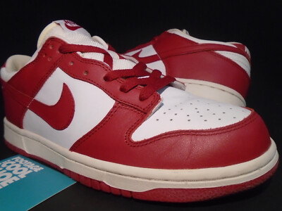 2005 NIKE SB DUNK LOW ST JOHN'S VALENTINE'S DAY CHICAGO WHITE RED