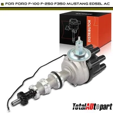 Ignition Distributor w/ Cap & Rotor for Ford F-100 F-250 F-350 Victoria AC Edsel