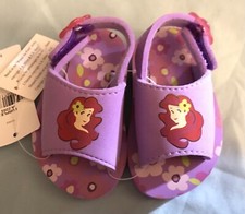 Disney The Little Mermaid Ariel Girl Baby Foam Sandals Size 1/2