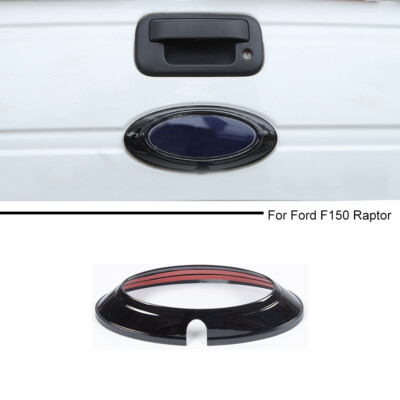 #ad Rear Logo Emblem Badge Ring Cover Trim For Ford F150 2009 2014 Black Accessories $17.22