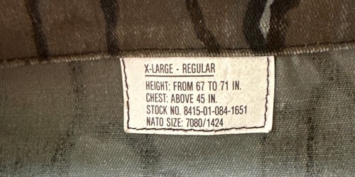 Giacca Winchester vintage taglia XL mimetica mimetica leggera osservazione made USA - Foto 9 di 18