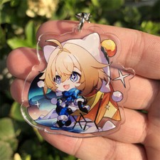 Keychain Anime Honkai: Star Rail Cosplay Keyring Bag Pendant Keychain Gift 9