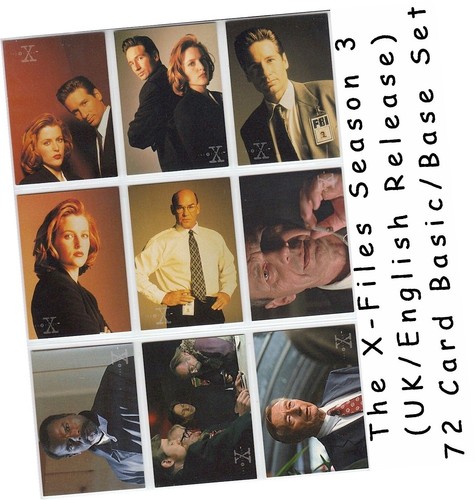 The X-Files Season 3 (Three) - 72 Card Basic/Base Set - Topps 1996 - UK/English - Photo 1/6