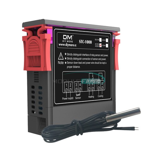Digital Temperature Humidity STC-1000/SHT2000 110-220/230V Controller Thermostat - Picture 8 of 21