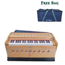 New Harmonium 9 Stopper Chudidaar Multi Bellow 42 Key 2 Reed Harmonium With Bag