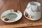 Yankee Candle Large Jar Shade Topper & Plate Plums Fruit Drapes 7” Base — photo 1
