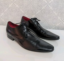 Jimmy Bee Men's Black CROMBY Formal Shoes UK 9