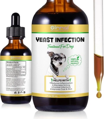 ZYRANOVAE Yeast Infection Treatment for Dogs - Inflammation & Itching Relief - 60ml