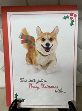 Hallmark Christmas Card with Envelope ~ From the Dog