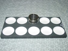 S20 COLLET Pads STORAGE TRAY HOLDER, Rack HOLDS 10 COLLETS S-20 Hardinge Sku #DF