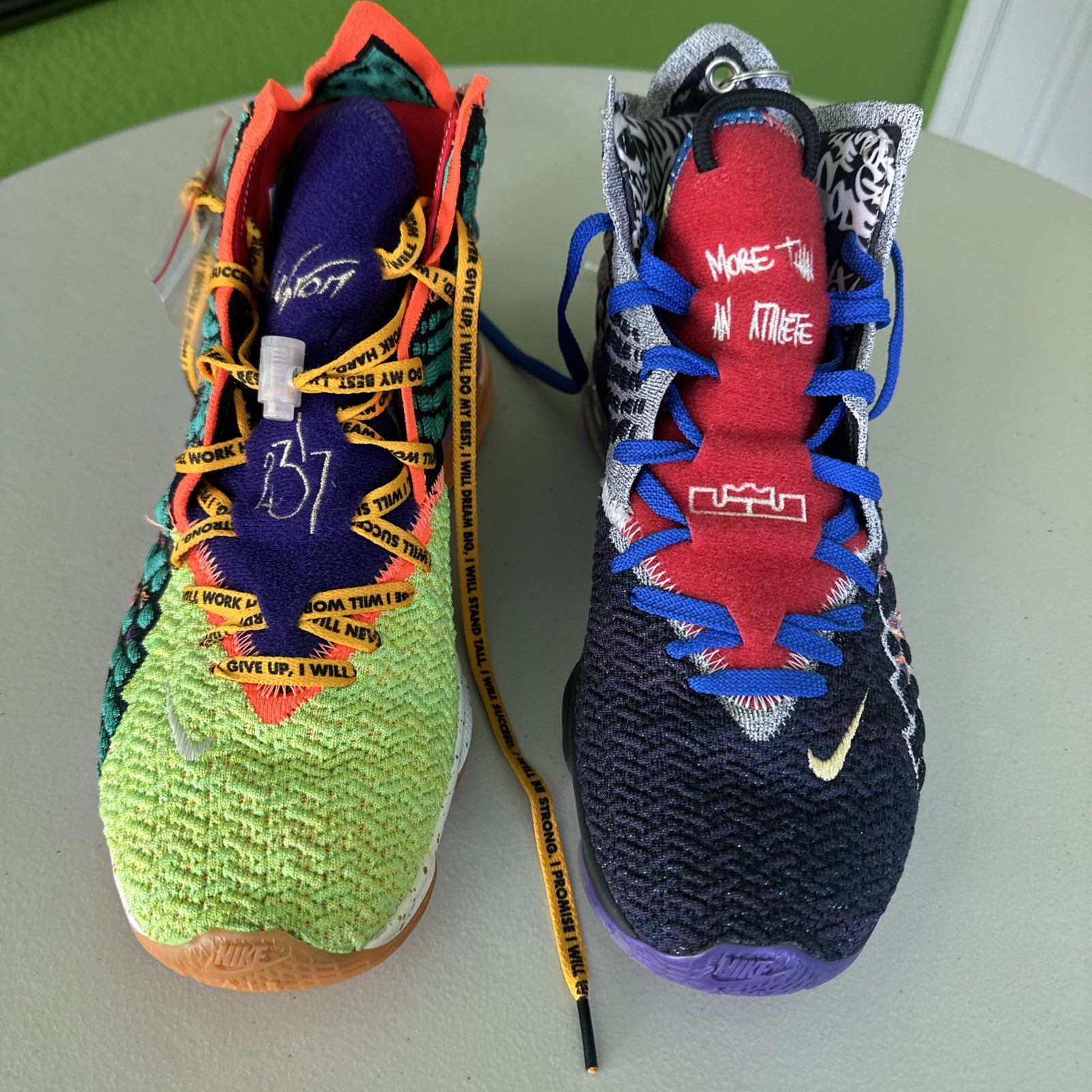 Nike LeBron 17 “What The” CV8079 900 Basketball Shoes Men Size 12 Sneakers Worn