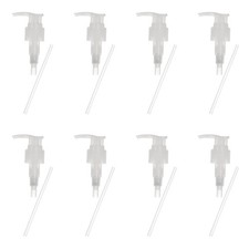 8 Pcs Soap Dispenser Pump Heads for Standard 24/410 Neck Size, Transparent