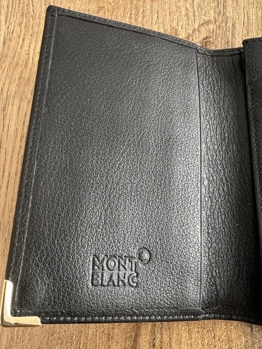 Tarjetero Montblanc Business cuero fino NUEVO - Imagen 3 de 5