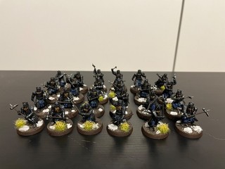 GW Herr der Ringe Thrors Heer 24 schön bemalte Grimmhämmer