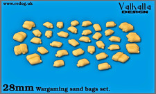 28mm  Wargames sand bags x 31 /big
