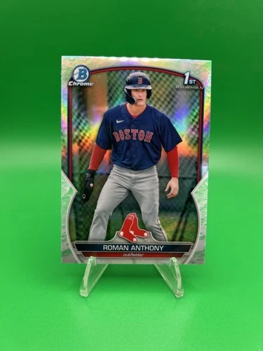 2023 Bowman Roman Anthony Chrome Lunar Glow Refractor 1st Prospect #BCP-71 B