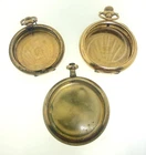 Antique Gold Filled Pocket Watch Cases Lot 3 Illinois Crescent Philadelphia