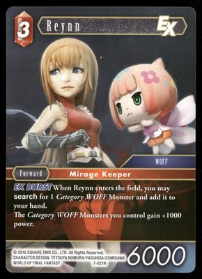 Reynn EX 7-021H Opus VII NM Final Fantasy TCG