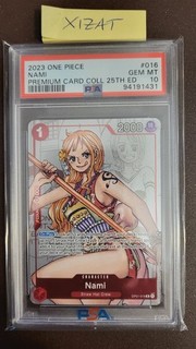 One Piece Nami Premium Card Collection 25th Edition #016 PSA 10
