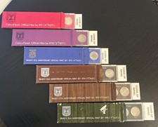6 offizielle postfrische Sätze: 1971, 1972, 1973, 1974, 1975, 1976