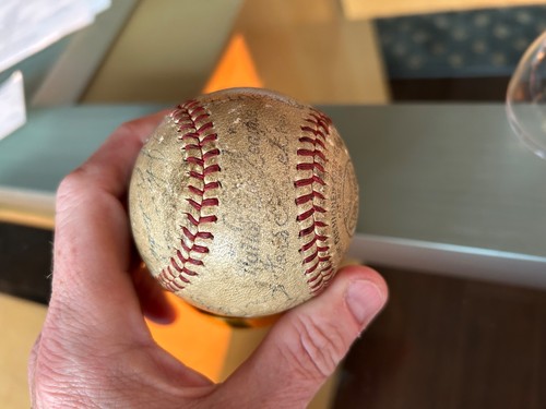 Spahn, Southworth Signed 1947 Boston Braves Team Signed Baseball - Picture 4 of 6