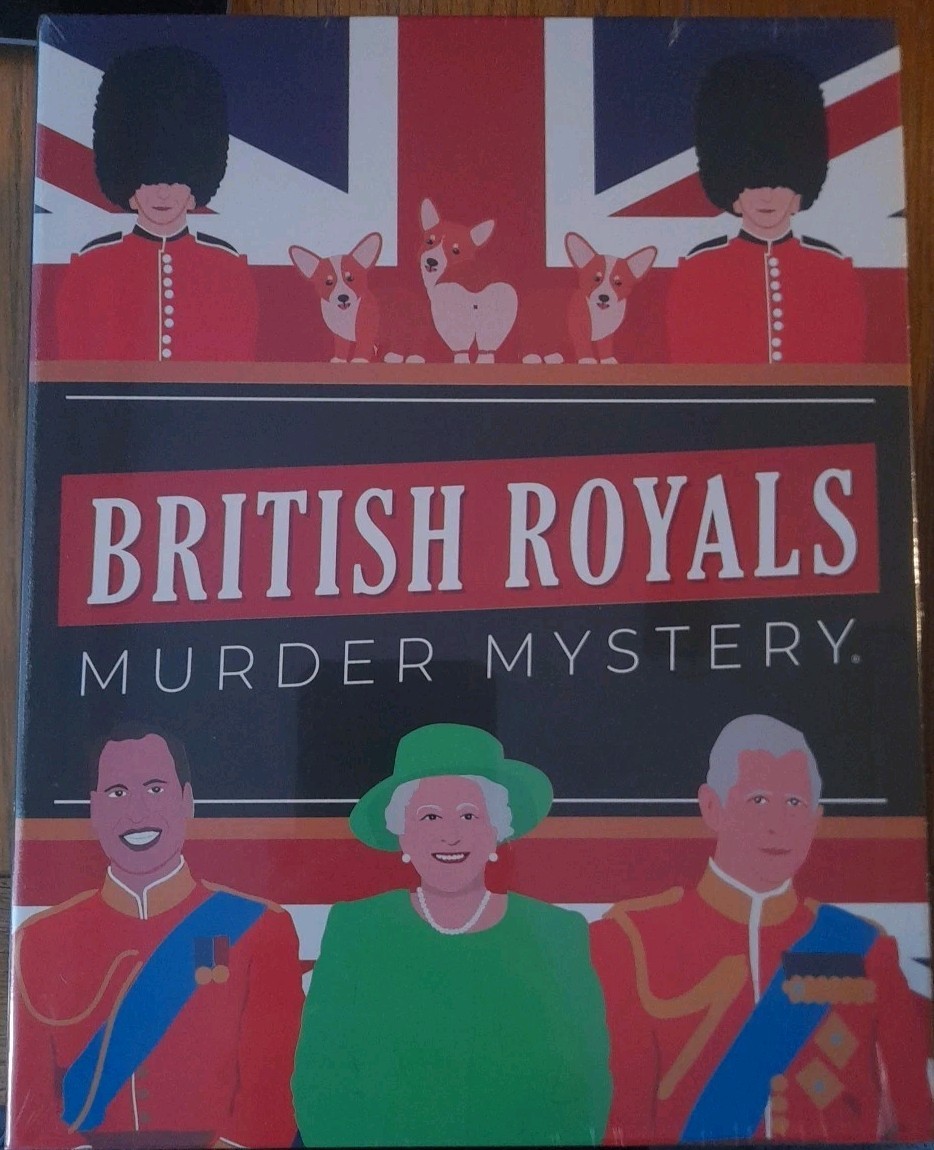 Gift Republic British Royals Murder Mystery Family Board Game - New