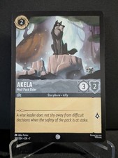 Lorcana Akela - Wolf Pack Elder Common Archazia's Island 182/204 Nom Foil