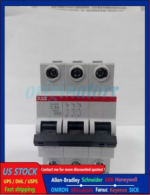 1PC New For ABB S203-C80 3P 80A Circuit Breaker free shipping