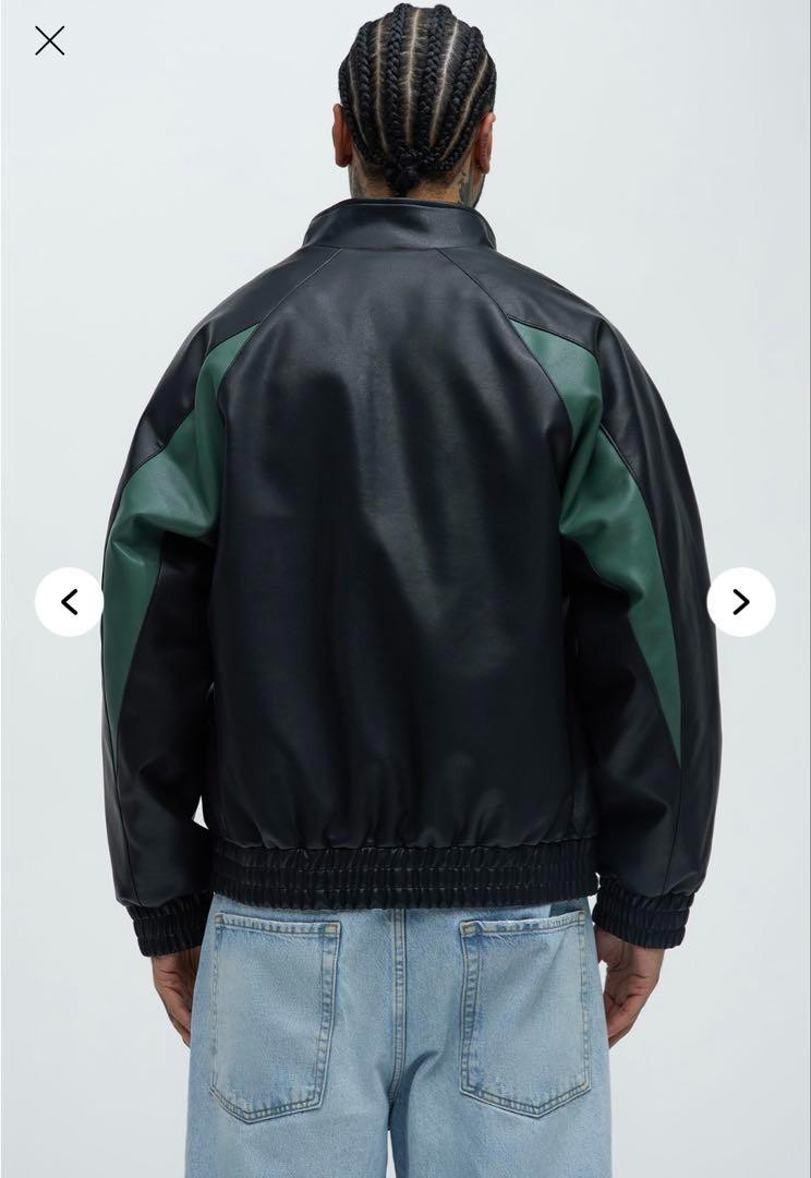 Men's Leather Jacket Supreme Martine Rose Breath Fashion Nova Size S