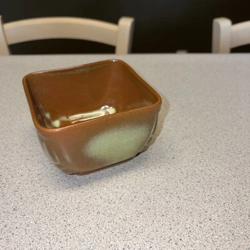 Frankoma Pottery Square Prairie Green